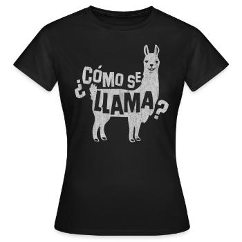 Spanish teacher, Learn Spanish, Foreign Spanish - Women's T-Shirt - black - Front - AI Model Female 172 dark (172cm)