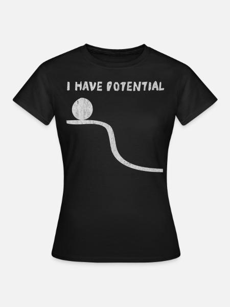 Physics, Physics teacher, Physics studies, Physics stud - Women's T-Shirt - black