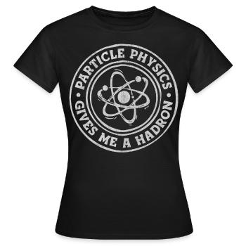 Physics, Physics teacher, Physics studies, Physics stud - Women's T-Shirt - black - Front - AI Model Female 172 dark (172cm)