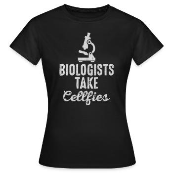Biologie Lehrer, Biologie Lehrerin, lehrer, lehrer - Frauen T-Shirt - Schwarz - Vorne - AI Model Female 172 dark (172cm)