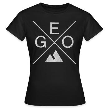 Geography, Geography Education, Geography studies, E - Women's T-Shirt - black - Front - AI Model Female 172 dark (172cm)