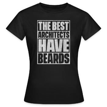 Architecture, architecte, architecture student studiu - T-shirt Femme - noir - Devant - AI Model Female 172 dark (172cm)