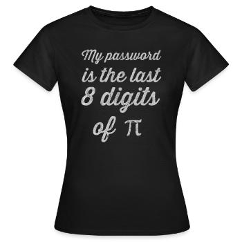 Maths, maths, prof de maths, prof de maths, - T-shirt Femme - noir - Devant - AI Model Female 172 dark (172cm)