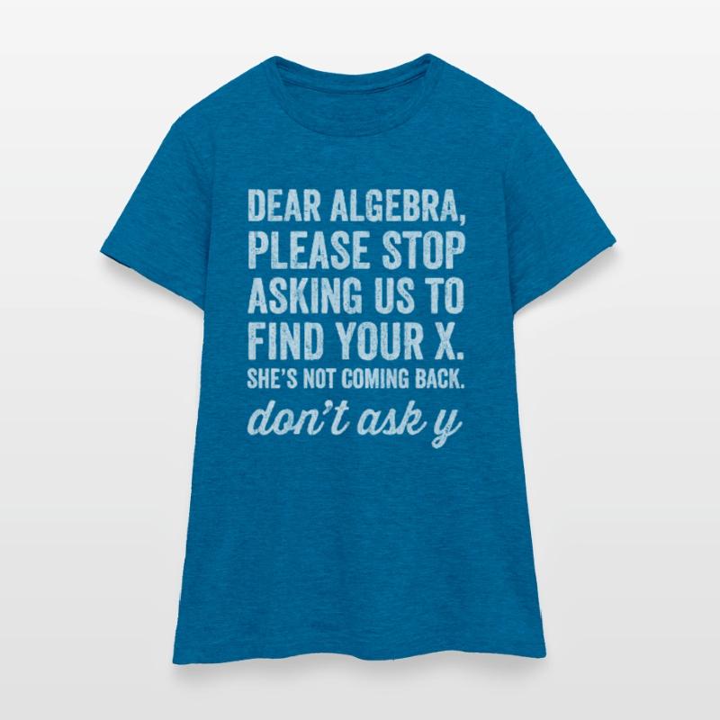 Math, math, math teacher, math lecturer, Women's T-Shirt