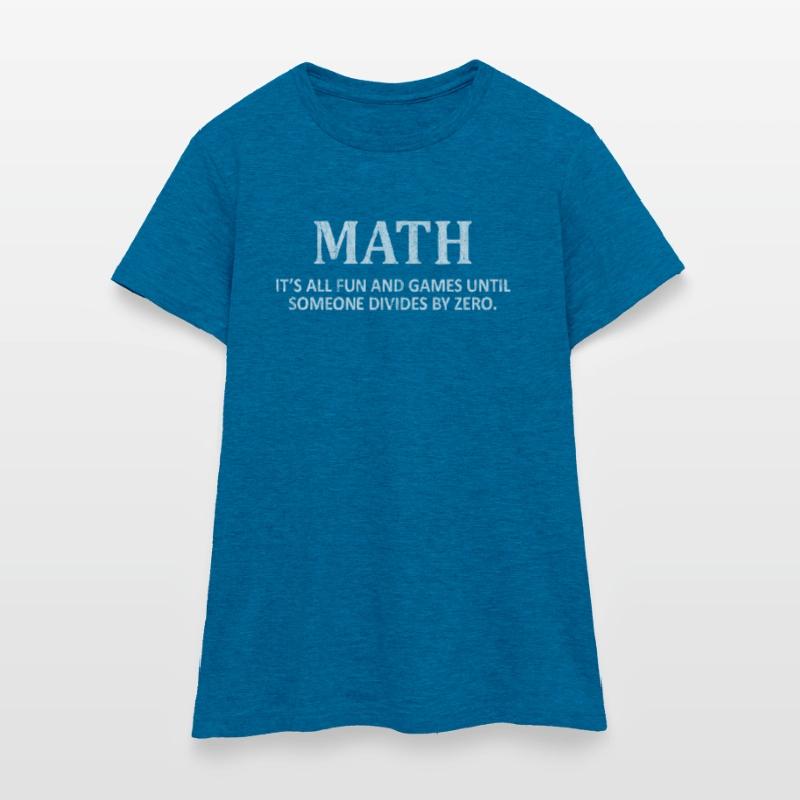 Math, math, math teacher, math lecturer, Women's T-Shirt