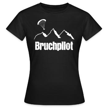 Pilote de rupture - T-shirt Femme - noir - Devant - AI Model Female 172 dark (172cm)
