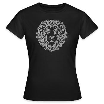 Leo Zodiac Sign, Zodiac Sign Leo, Leo Symbol, - Women's T-Shirt - black - Front - AI Model Female 172 dark (172cm)