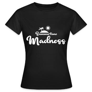 Folie estivale - T-shirt Femme - noir - Devant - AI Model Female 172 dark (172cm)