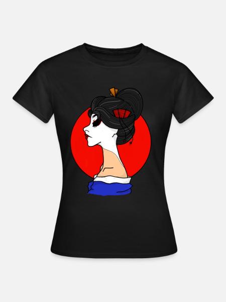 Dämonen-Geisha-Grafik - Frauen T-Shirt -