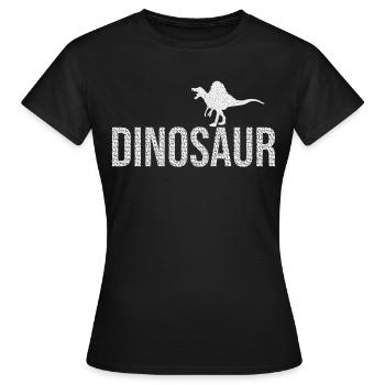 Dinosaures dinosaures dinosaures dinosaures - T-shirt Femme - noir - Devant - AI Model Female 172 dark (172cm)