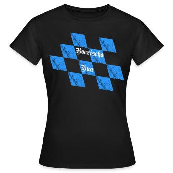 Boarischer Bua - Frauen T-Shirt - Schwarz - Vorne - AI Model Female 172 dark (172cm)
