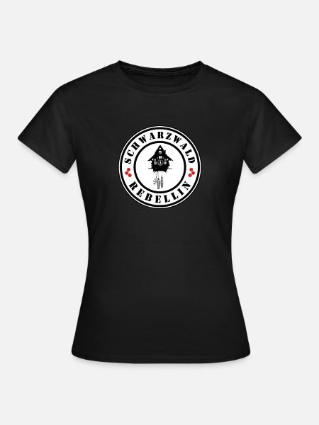 Schwarzwald Rebellin - Frauen T-Shirt - Schwarz
