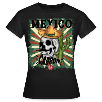 mexico - Women's T-Shirt - black - Front - AI Model Female 172 dark (172cm)