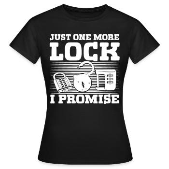 Serrurier Juste un serrurier de plus - T-shirt Femme - noir - Devant - AI Model Female 172 dark (172cm)