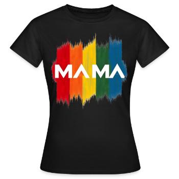 Schöne Mama zu toll - Frauen T-Shirt - Schwarz - Vorne - AI Model Female 172 dark (172cm)