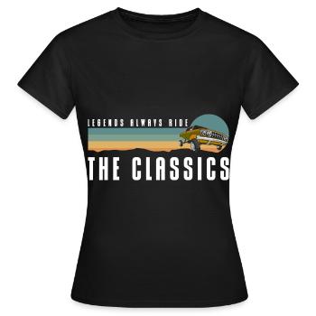 Voiture Voiture Ancienne Voiture Voiture de Sport - T-shirt Femme - noir - Devant - AI Model Female 172 dark (172cm)