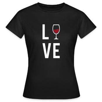 alcool - T-shirt Femme - noir - Devant - AI Model Female 172 dark (172cm)