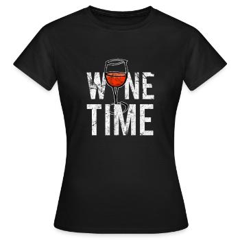 Alcool - T-shirt Femme - noir - Devant - AI Model Female 172 dark (172cm)