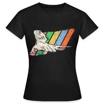 Animal de compagnie Retro - T-shirt Femme - noir - Devant - AI Model Female 172 dark (172cm)