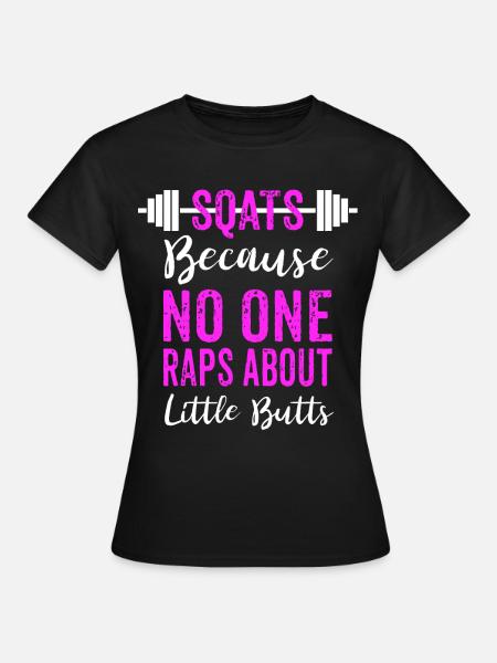 Funny Gym Fitness T Shirt Gift Gym Partner - Women's T-Shirt - black