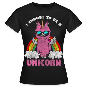Peru Tierfreund - Frauen T-Shirt - Schwarz - Vorne - AI Model Female 172 dark (172cm)