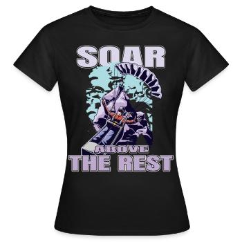 Soar Above the Rest – Paragliding Design - Frauen T-Shirt - Schwarz - Vorne - AI Model Female 172 dark (172cm)