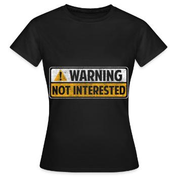 Rebelle Pas de sérénité - T-shirt Femme - noir - Devant - AI Model Female 172 dark (172cm)