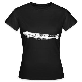 Antonov AN-225 avion fret aérien stratégique - T-shirt Femme - noir - Devant - AI Model Female 172 dark (172cm)