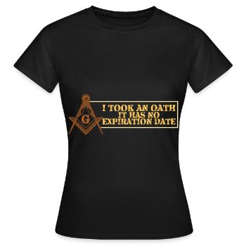 Freimaurer Winkel & Zirkel FREEMASON Prince Hall - Frauen T-Shirt - Schwarz - Vorne - AI Model Female 172 dark (172cm)