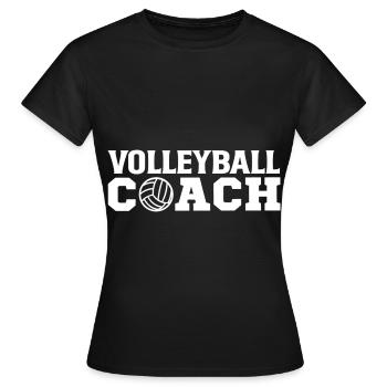 Volleyball Volleyballer Beach Volleyball Spieler - Frauen T-Shirt - Schwarz - Vorne - AI Model Female 172 dark (172cm)