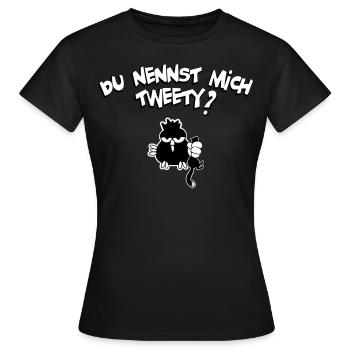 vous m’appelez titi ? - T-shirt Femme - noir - Devant - AI Model Female 172 dark (172cm)