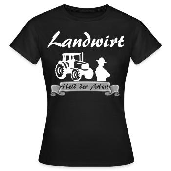 Agriculture - T-shirt Femme - noir - Devant - AI Model Female 172 dark (172cm)