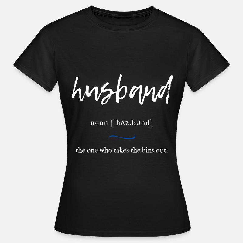 Husband (husband) Convoluted Edition Black - Women's T-Shirt - black