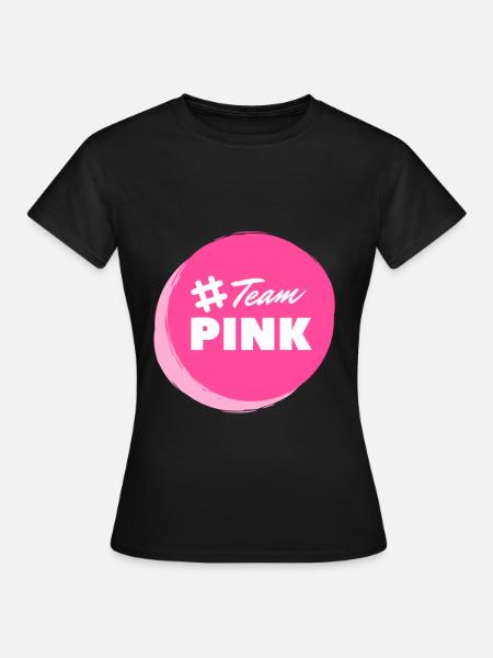 # Team PINK - Frauen T-Shirt - Schwarz