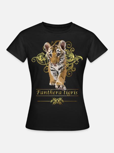 Tigre de Bengala - T-shirt dam - svart
