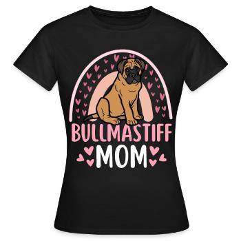 Sweet Bullmastiff Lover Kawaii - Women's T-Shirt - black - Front - AI Model Female 172 dark (172cm)