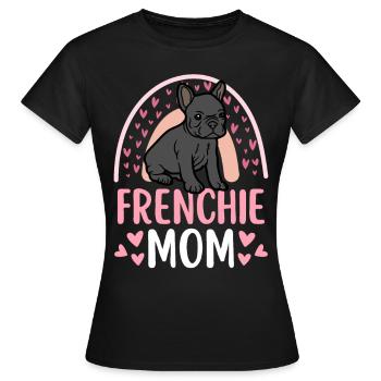 Süße Französische Bulldogge Liebhaber Kawaii - Frauen T-Shirt - Schwarz - Vorne - AI Model Female 172 dark (172cm)