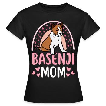Süßer Basenji Hund Liebhaber Kawaii - Frauen T-Shirt - Schwarz - Vorne - AI Model Female 172 dark (172cm)