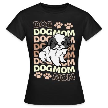Sweet Japan Chin Lover Kawaii - Women's T-Shirt - black - Front - AI Model Female 172 dark (172cm)