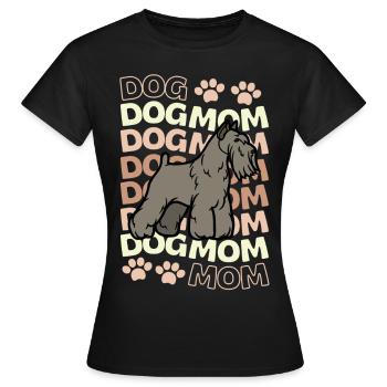 Doux Schnauzer Dog Lover Kawaii - T-shirt Femme - noir - Devant - AI Model Female 172 dark (172cm)
