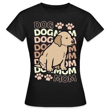 Süßer Labrador Retriever Welpe Kawaii - Frauen T-Shirt - Schwarz - Vorne - AI Model Female 172 dark (172cm)