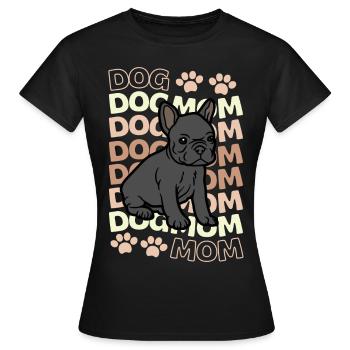Süße Französische Bulldogge Liebhaber Kawaii - Frauen T-Shirt - Schwarz - Vorne - AI Model Female 172 dark (172cm)