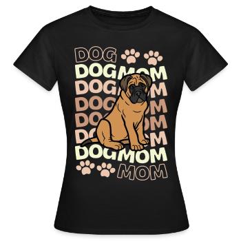 Sweet Bullmastiff Lover Kawaii - Women's T-Shirt - black - Front - AI Model Female 172 dark (172cm)