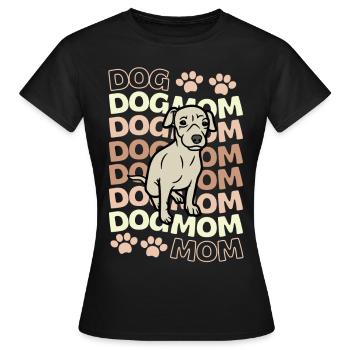 Süßer Whippet Welpe Liebhaber Kawaii - Frauen T-Shirt - Schwarz - Vorne - AI Model Female 172 dark (172cm)