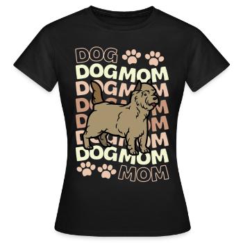 Süßer Cairn Terrier Welpe Liebhaber Kawaii - Frauen T-Shirt - Schwarz - Vorne - AI Model Female 172 dark (172cm)