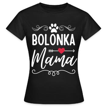 Bolonka mama Bolonka amant - T-shirt Femme - noir - Devant - AI Model Female 172 dark (172cm)