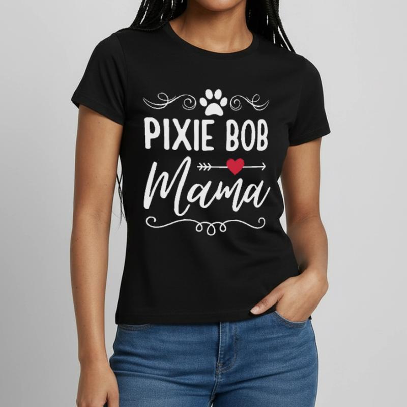 Pixie Bob Chat Maman Pixie Bob Maman T-shirt Femme