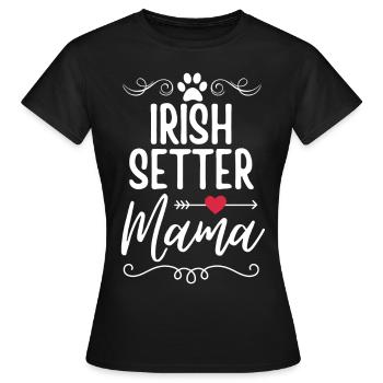 Irish-Setter Mama - Women's T-Shirt - black - Front - AI Model Female 172 dark (172cm)