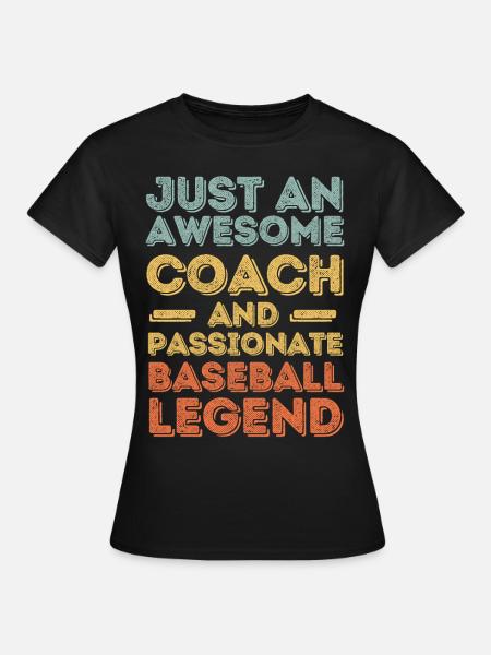Trainer Baseball retro - Frauen T-Shirt - Schwarz