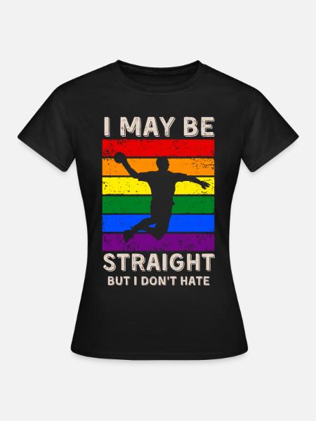 Handball LGBT-Rechte - Frauen T-Shirt - Schwarz